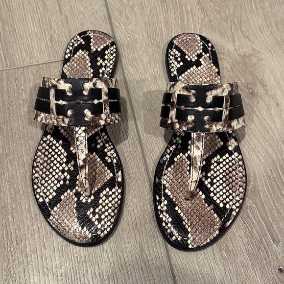 Tory Burch Shoes - *BRAND NEW Tory Burch Leigh Snake Printer Leather Sandal Size 8